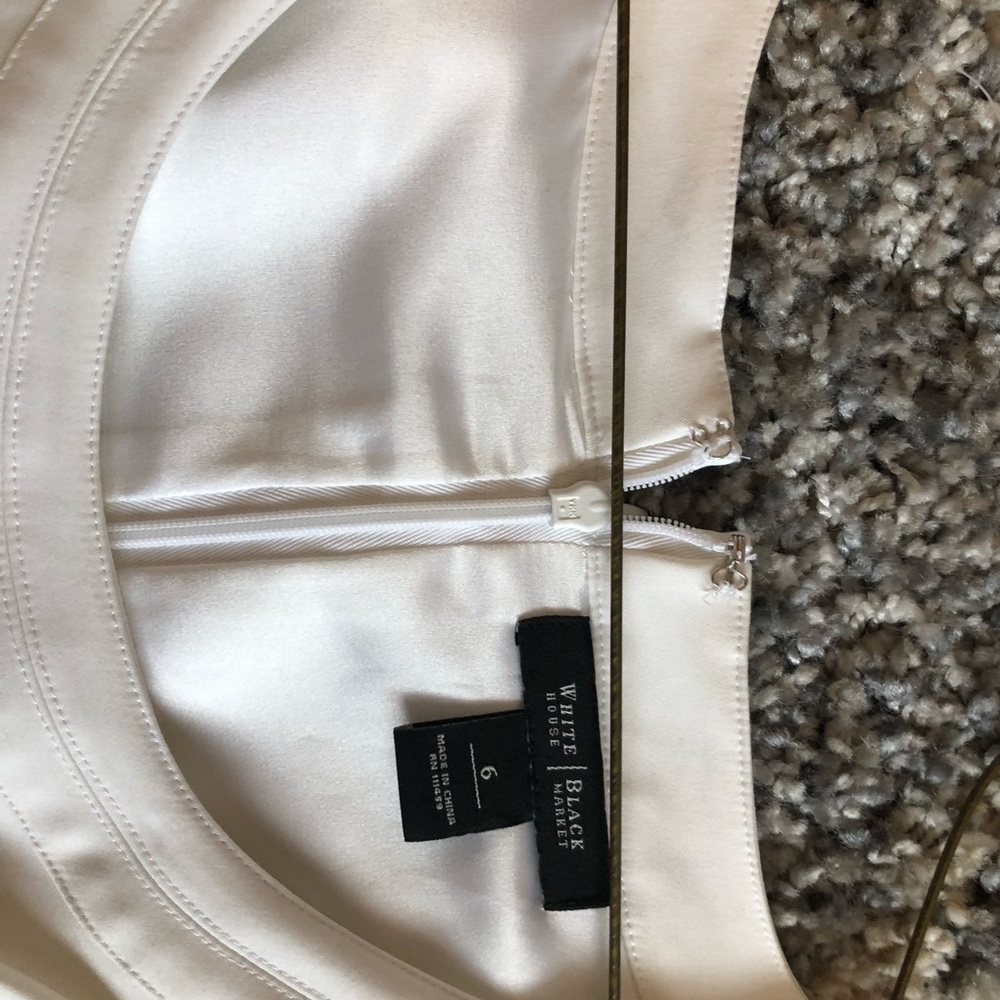 White House black market white dress - Picture 5 of 6